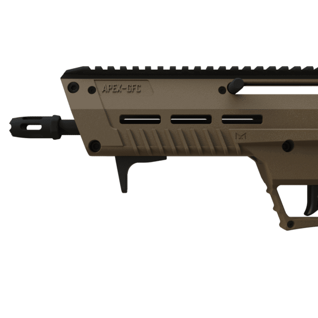 polymer reinforced hand stop